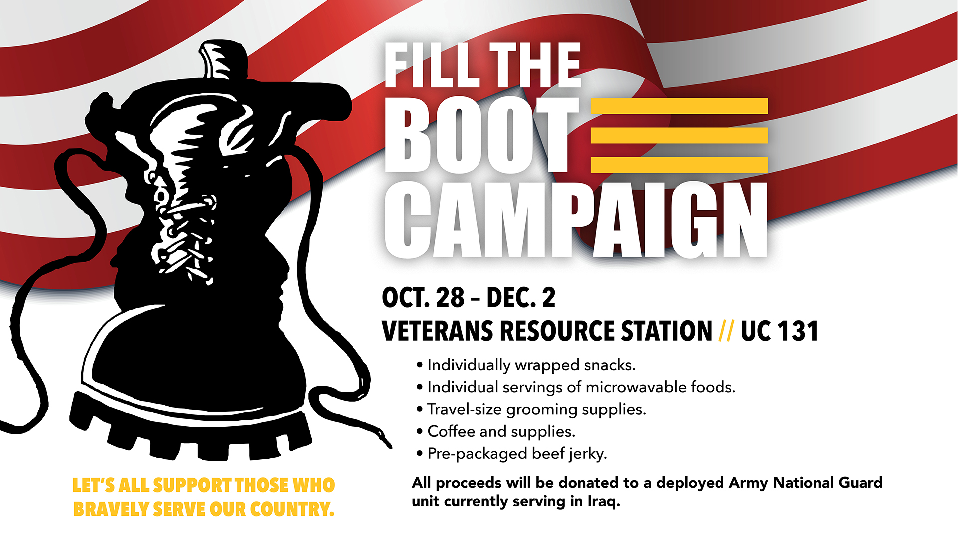 Fill The Boot Campaign Mike Jansen Campbell County Sheriff's Office