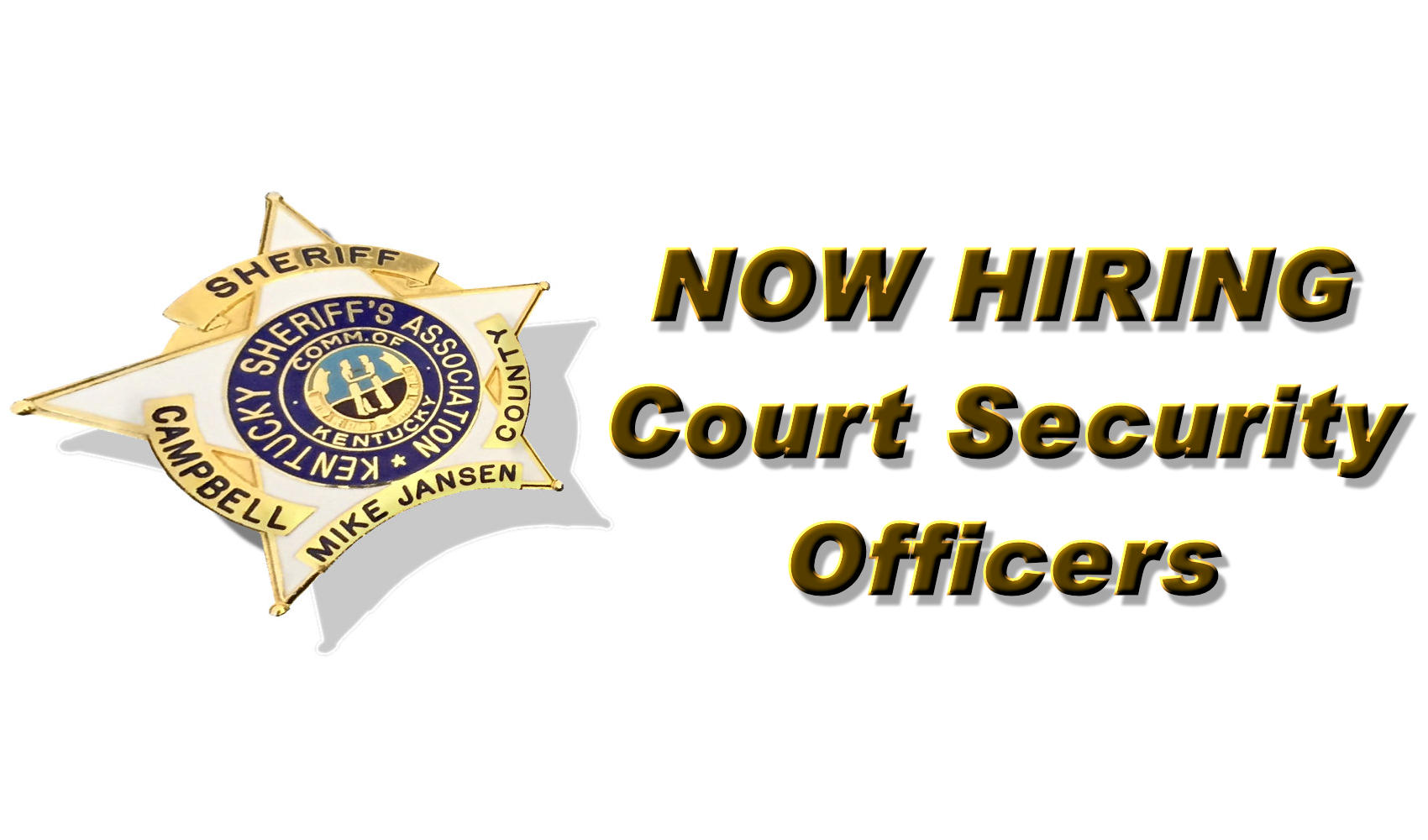 Now Hiring Court Security Officers